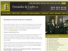 Tablet Screenshot of fernandezlauby.com